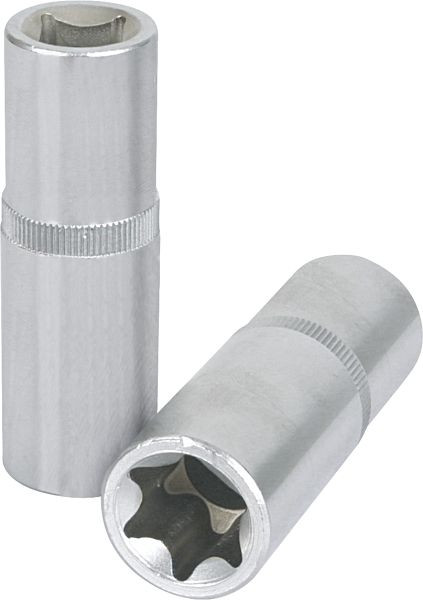 KS Tools 1/4" Torx-E-Stecknuss, lang, E5, 917.2402, 4042146786178