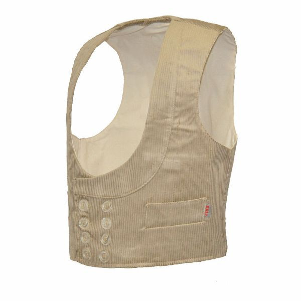 EIKO Inn Schalkragen-Zunftweste, Farbe: beige, Größe: 52, 4105_30_52