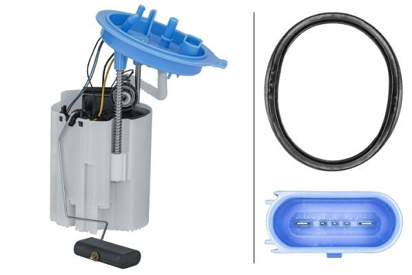 HELLA Kraftstoff-Fördereinheit, 12V, elektrisch, 5-polig, mit Dichtung, 8TF 358 303-141