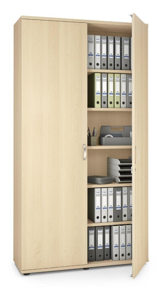 Deskin Flügeltürenschrank MULTI M pro, Dekor: Ahorndekor, BxHxT: 1200 x 2250 x 420 mm, 250429