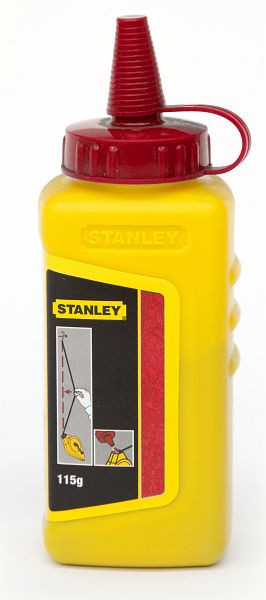 Stanley Kreidepulver rot, VE: 0,115 kg, 1-47-404