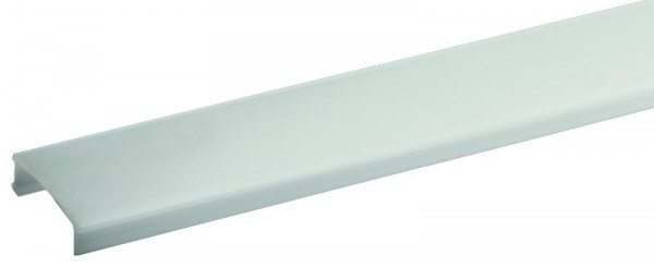 rutec Profil Abdeckung matt 9,9 Flach 2 Meter PMMA für Außen geeignet, 68760
