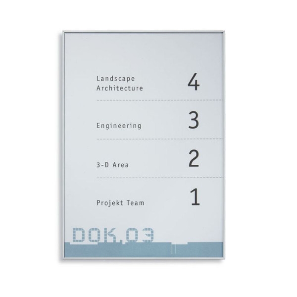 Stein HGS Infotafel 'New Age' DIN A4, 215 mm, nicht abschließbar, na5012