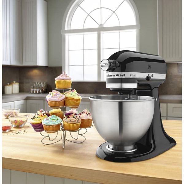 KitchenAid Classic Standmixer mit schwenkbarem Mischkopf 4,3 Liter 5K45SSEOB, CX770