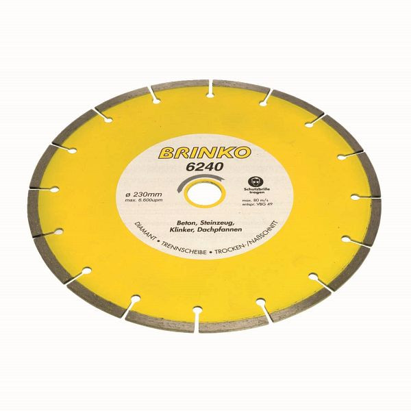 BRINKO DIAMANT-Trennscheibe Durchmesser 230 mm, 6240/230