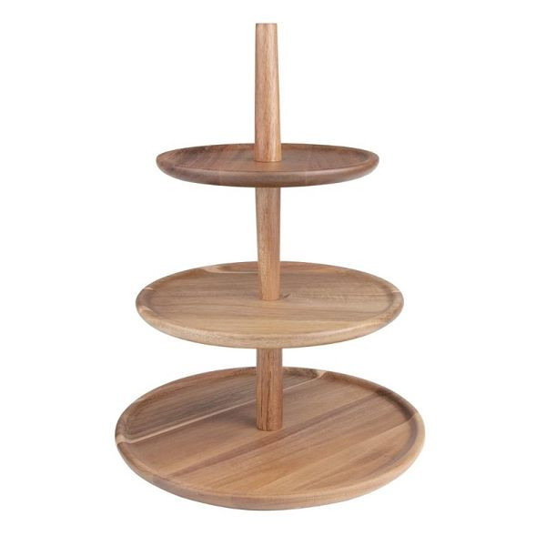 Olympia Akazie 3-stufiger Stand 305(Ø) x 395(H)mm, FE152