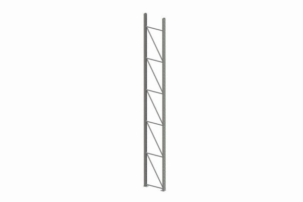 Meta Ständer 100/20 6000x800 mm, verzinkt, für Palettenregal MULTIPAL, 200174343