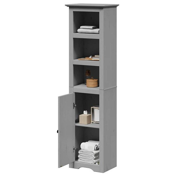 vidaXL Badschrank BODO Grau 44x30x160 cm, 4016862, 8721158392688