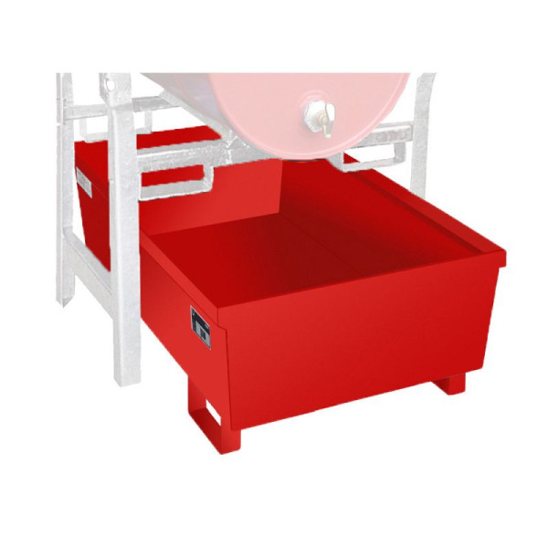 STEIN HGS Auffangwanne FRA-1, RAL 3000 feuerrot, 79129.0002