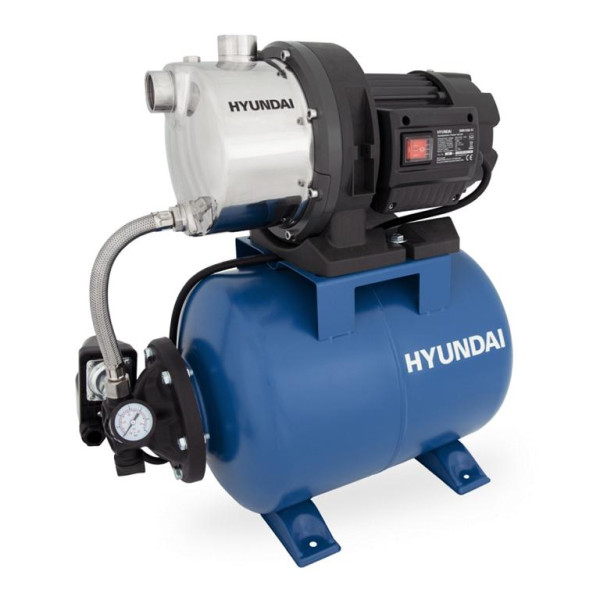 HYUNDAI Hauswasserwerk, 1200W, 19L Stahl-Kessel, 5.000 l/h, HWW12050-ST