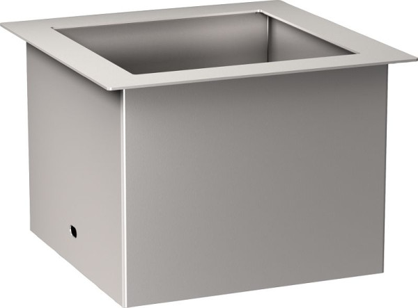 KWC Abfallabwurfhülse, Rodan, Edelstahl, 175x121x175 mm, Einbau von oben, 2000101212