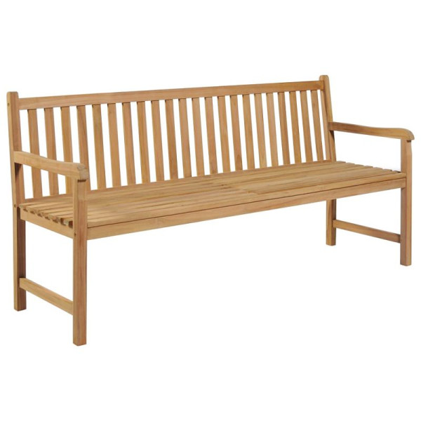 vidaXL Gartenbank 175 cm Massivholz Teak, 315610, 8720286230084
