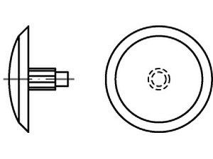 ART 89013 Kappen für SPAX mit Kopfbohrung weiss Kunststoff VE=S (500 Stück)