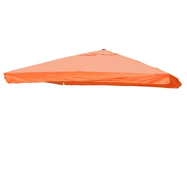 Mendler Ersatz-Bezug für Luxus-Ampelschirm HWC-A96 mit Flap, Sonnenschirmbezug, 3x4m (Ø5m) Polyester 4kg, terracotta, 76819