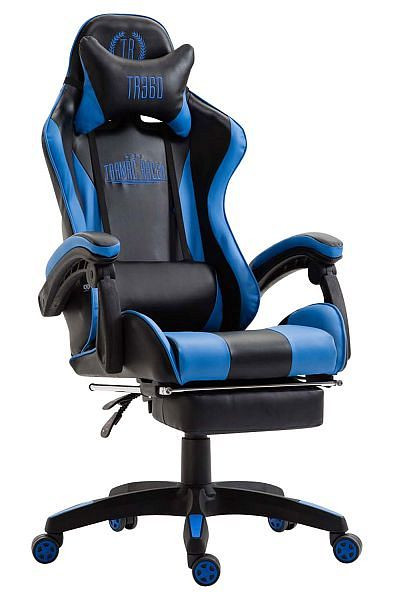CLP Bürostuhl Ignite Kunstleder, schwarz/blau, 1925603101