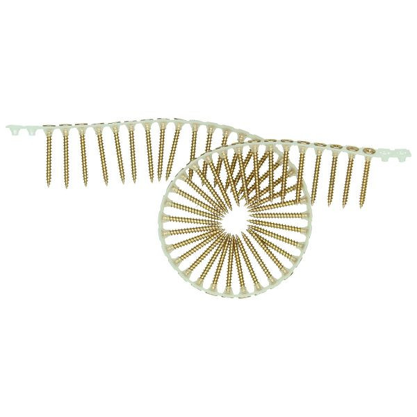 HiKOKI Spanplattenschraube PH2, 4,0 x 40 mm, gelb verzinkt, VE: 1000 Stück, 754636