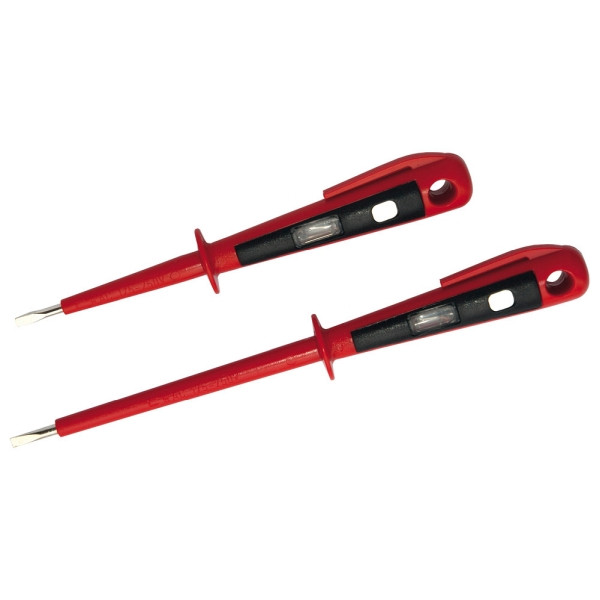 Dönges EURO-VDE-Spannungsprüfer, 125-250 Volt, 50-500 Hz, Länge 190 mm, 128401