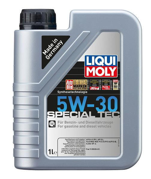 LIQUI MOLY HC-Leichtlauföl Special Tec 5W-30, Kanister Kunststoff, VE: 1 Liter, 1163