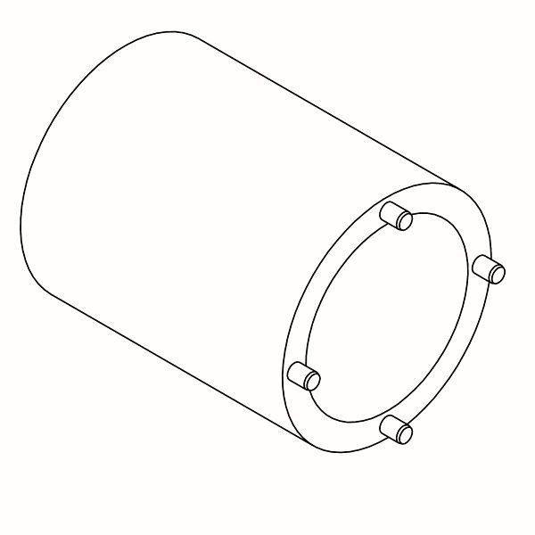KWC Montagenuss, F5, für Gewindering, für Einhebelthermostat, 2030067705