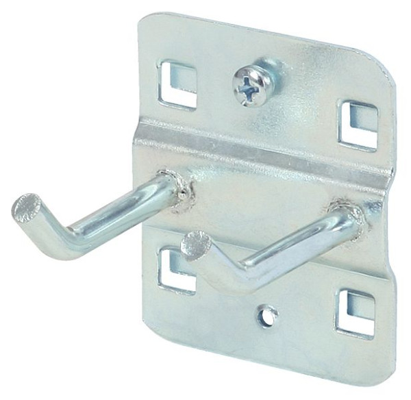 KS Tools Doppelter Werkzeughalter mit schrägem Hakenende, Durchmesser 6 mm, 35mm, 860.0812