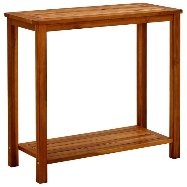 vidaXL Garten-Konsolentisch 80x35x75 cm Massivholz Akazie, 316405