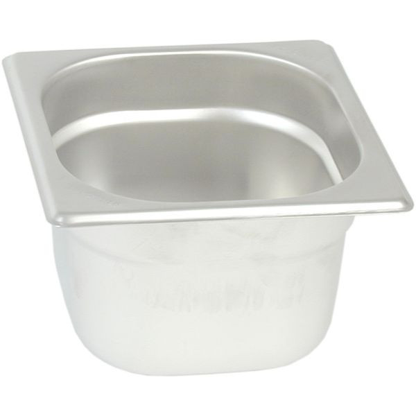 Stalgast Edelstahl Gastronormbehälter, Serie OnSet, GN 1/6 (100 mm), GN1916100