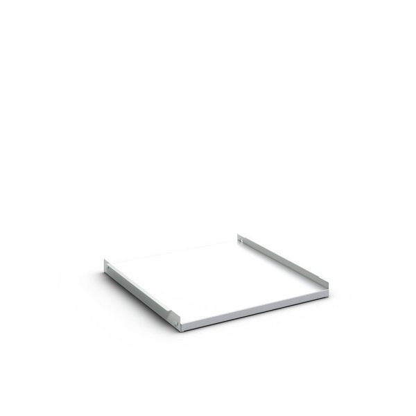 bott cubio Fachboden für Kastenwerkbank, mit Auflagewinkel, BxTxH: 650x650x25, verzinkt, Silber, 42101089.51M