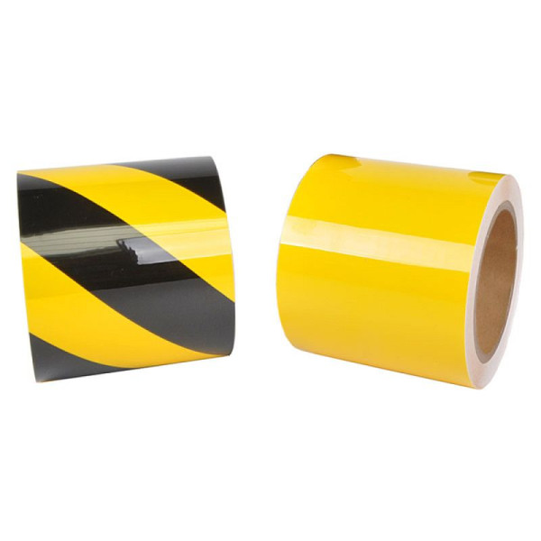 Stein HGS Bodenmarkierungsband -WT-5229-, 15m/ gelb-schwarz linksweisend, Breite: 100 mm, 33908