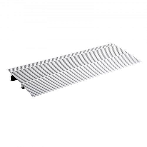 VEVOR Türschwellenrampe 30,9 x 86,4 x 5,1 cm Rollstuhlrampe 362,8 kg Tragfähigkeit Aluminiumlegierung Schwellenrampe, PJSMJLPD2YC7DLYIMV0