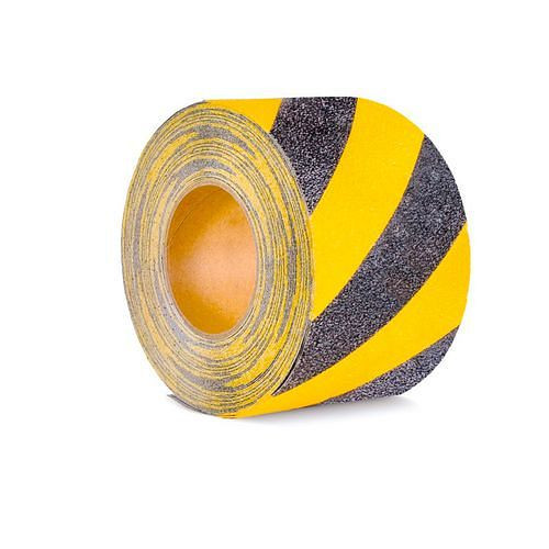 Moravia Antirutschbelag, Basic, schwarz/gelb, Rolle 100 mm x 18,3 m, 264433