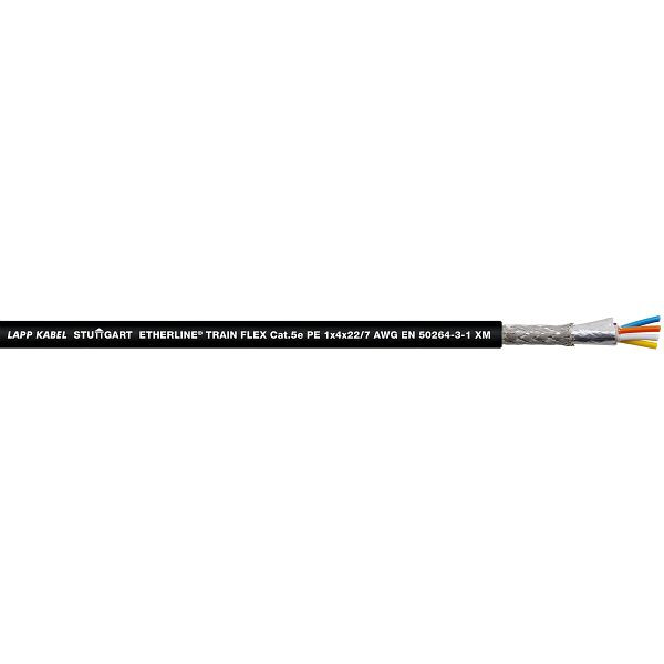 LAPP Ethernet-Leitung ETHERLINE® TRAIN FLEX Cat.5e 1x4x22/7 PE, VE: 100 Meter, 2170906/100