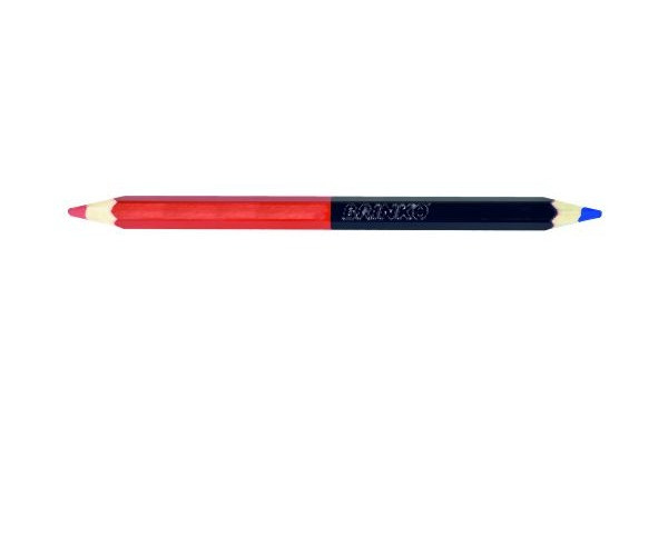 BRINKO Duo-Marker Sanitär, Bleistift, Mine rot/blau, 2510
