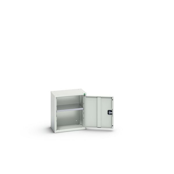 bott verso Hängeschrank mit Flügeltür, mit 1 Fachboden, BxTxH: 525 x 350 x 600 mm, Lichtgrau / Lichtgrau, 16926002.16