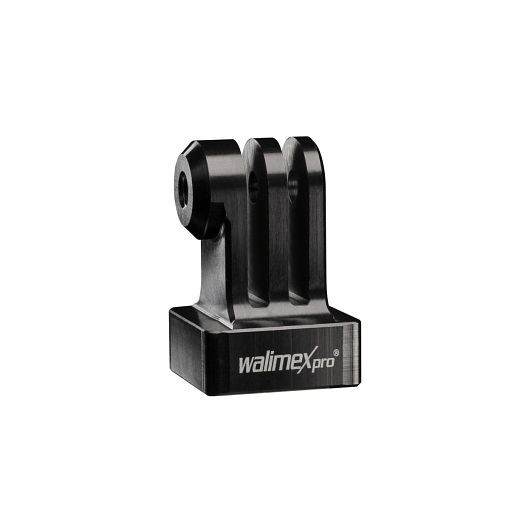 Walimex pro GoPro Adapter, Produktfarbe: Schwarz, 1020886, 4250234508865