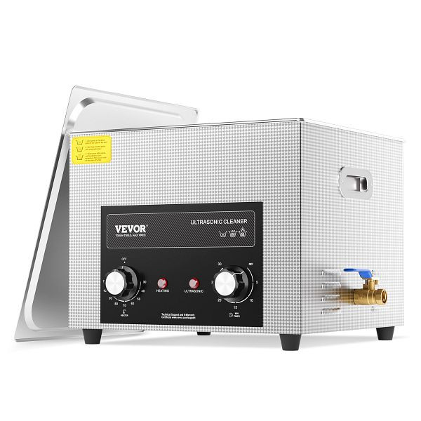 VEVOR 15L Ultraschallreiniger mit Heizungstimer & Korb Digitale Schallmaschine, XNKZCSBQXJ155D9SDV2