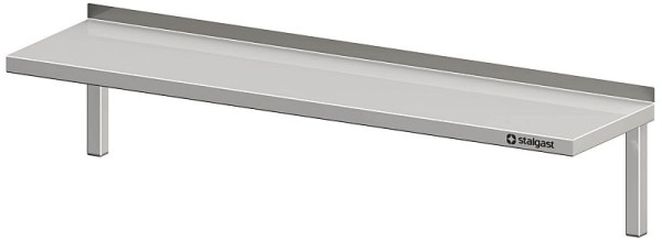 Stalgast Wandbord mit Winkelkonsolen, 1500x300x250 mm, verschweißt, VWB15304