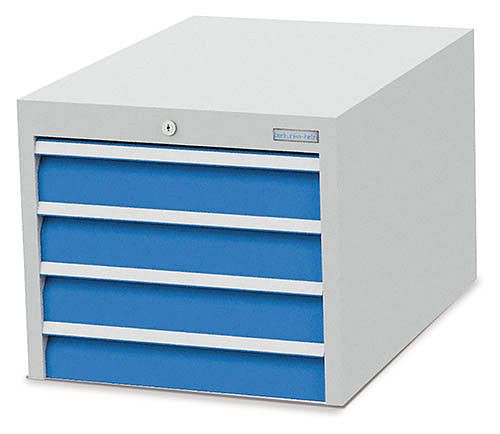Bedrunka+Hirth Unterbauschrank T736, 4x100 mm, Schubladen-Vollauszug 100 %, 555 x 736 x 462 mm, 535/020V