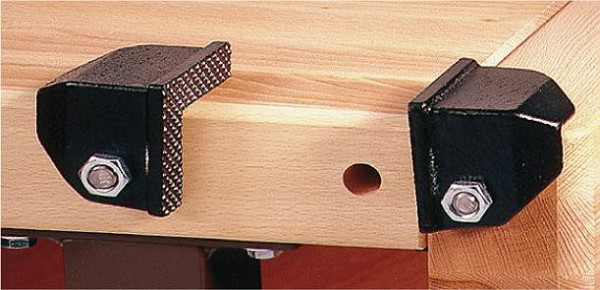 ANKE Werkbänke Steck-Spannbacken; 1 Paar, passend zum Universalwerktisch; Modellreihe 51+53; ermöglicht horizontales und vertikales Einspannen, 810.925