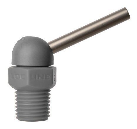 Loc-Line Hochdruckdüse CD 1/4", D=2,2mm, L=31,8mm, a=72° grau, L72067G