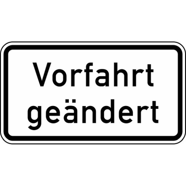 Stein HGS Vorfahrt geändert Nr. 1008-30, 330x600mm /RA1/Flachform 3mm, 1008-30-213