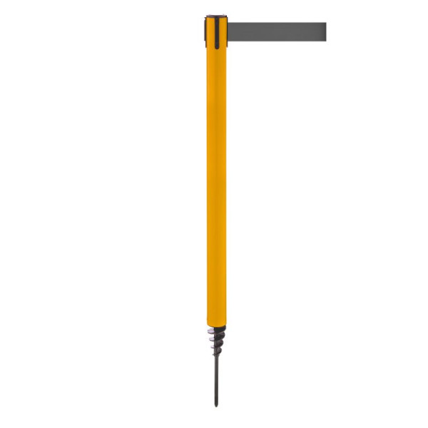 Stein HGS Personenleitsystem -P-Line Outside-, gelb, grau, mit Gurtendstück (Standard), 37688-0801