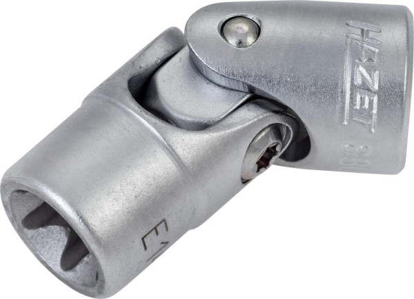 Hazet Steckschlüsseleinsatz TORX®, Vierkant hohl 10 mm (3/8 Zoll), Außen TORX® Profil, E14, mit Gelenk, 880G-E14