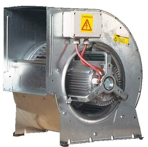 AIRFAN Radialventilator, doppelseitig saugend mit geschlossenem Motor IP44, 15 kg, 1~/230 V: 0,55 kW 1400 rpm, AL10/8-3/4M