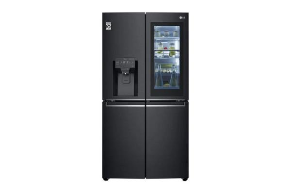 LG Side-by-Side-Kühlschrank, Multi-Door mit InstaView Door-in-Door®, 638 Liter, Total No Frost, DoorCooling+™, ThinQ®, Festwasseranschluss, GMX945MC9F
