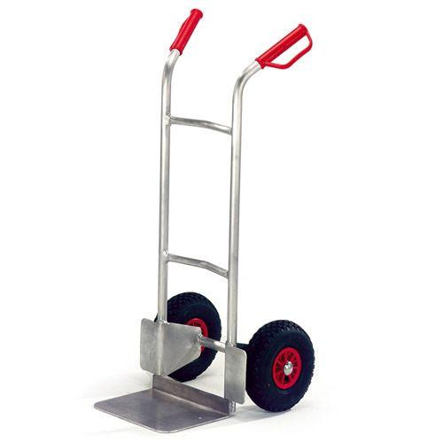 Rollcart Kleine Alu-Stapelkarre (530x590), Tragkraft: 150 kg, Luft, 21-9136