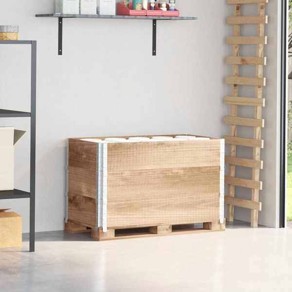 vidaXL Paletten-Aufsatzrahmen 3 Stück 100x50 cm Massivholz Kiefer, 3295370