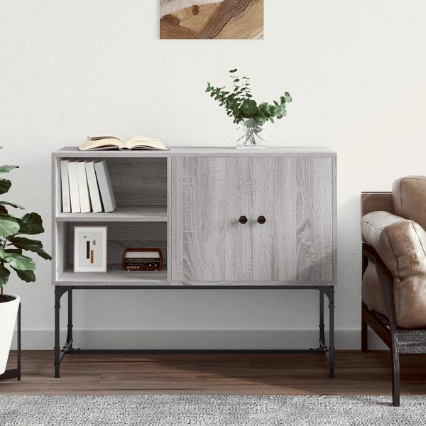 vidaXL Sideboard Grau Sonoma 100x40x79,5 cm Holzwerkstoff, 831821