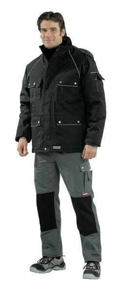 Planam Canvas 320 Winterparka, schwarz/schwarz, Größe L, 2194052