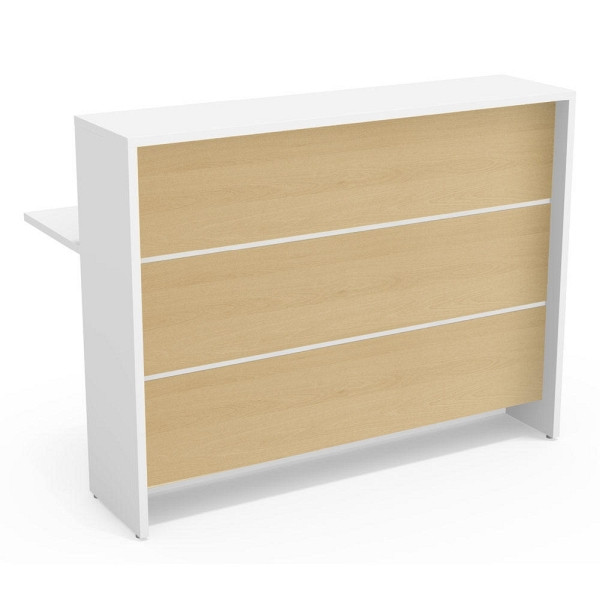 Deskin Thekenelement ELINUS, Buchedekor, B 1400 x T 780 x H 1085 mm, 257938