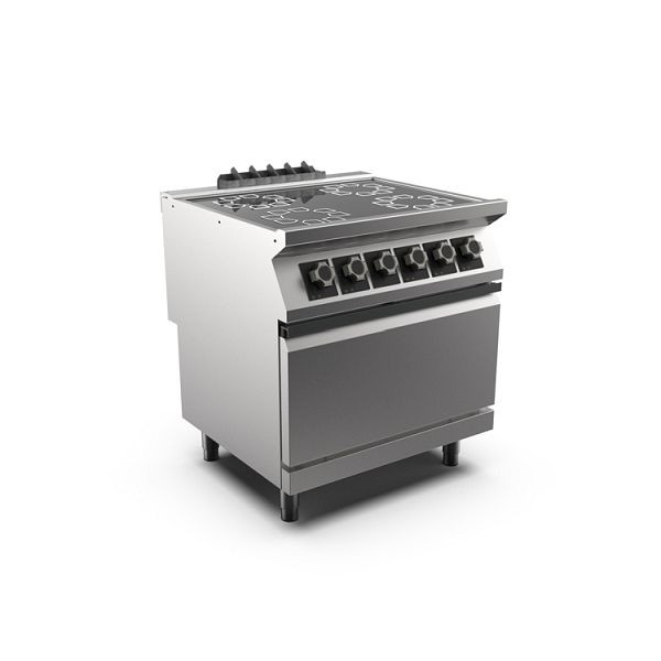 Mareno M1-900 Keramik-Kochplatte mit 4 Kochzonen und Elektrobackofen, 80cm, CV98EFE, 191.145